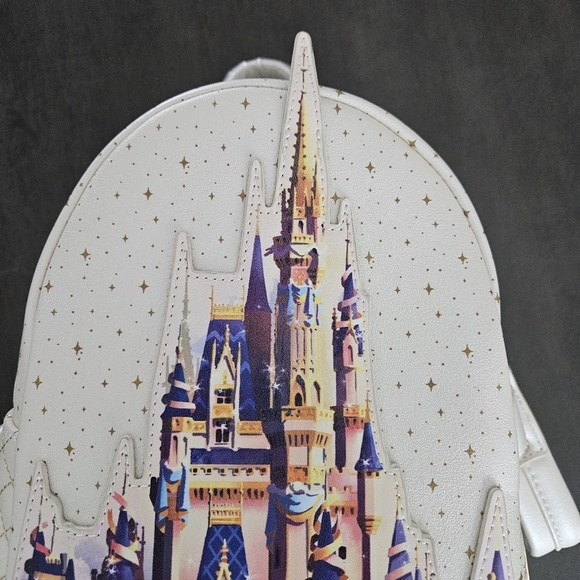 Loungefly Disney Parks 50th Anniversary Cinderella Castle Mini Backpack main image 9